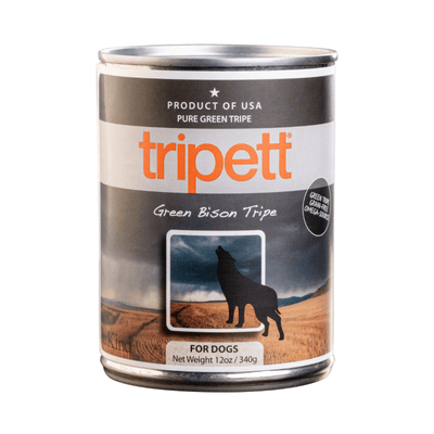 Dog Food Booster - Tripett - Green Bison Tripe - 12 oz - J & J Pet Club - Petkind