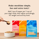 Dog Food Topper - Beef & Cheese Recipe - 8 oz - J & J Pet Club - Bocce's Bakery