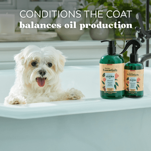 Dog Shampoo - ESSENTIALS - Jojoba Oil Control - 16 oz - J & J Pet Club - TropiClean