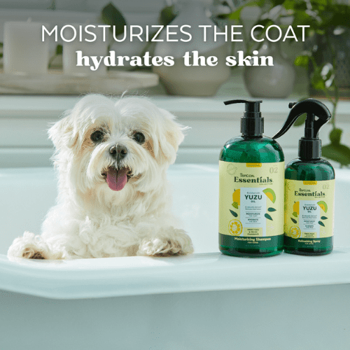 Dog Shampoo - ESSENTIALS - Yuzu Oil Moisturizing - 16 oz - J & J Pet Club - TropiClean