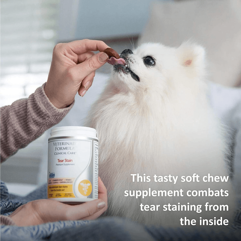 Dog Supplement - Eye Health & Tear Stain - 5.29 oz, 30 soft chews - J & J Pet Club - Veterinary Formula Clinical Care