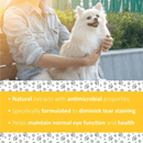 Dog Supplement - Eye Health & Tear Stain - 5.29 oz, 30 soft chews - J & J Pet Club - Veterinary Formula Clinical Care