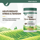 Dog Supplement - HEMP HEALTH - Hemp Quiet Moments + Hemp Seed - Soft Chews - J & J Pet Club - Naturvet