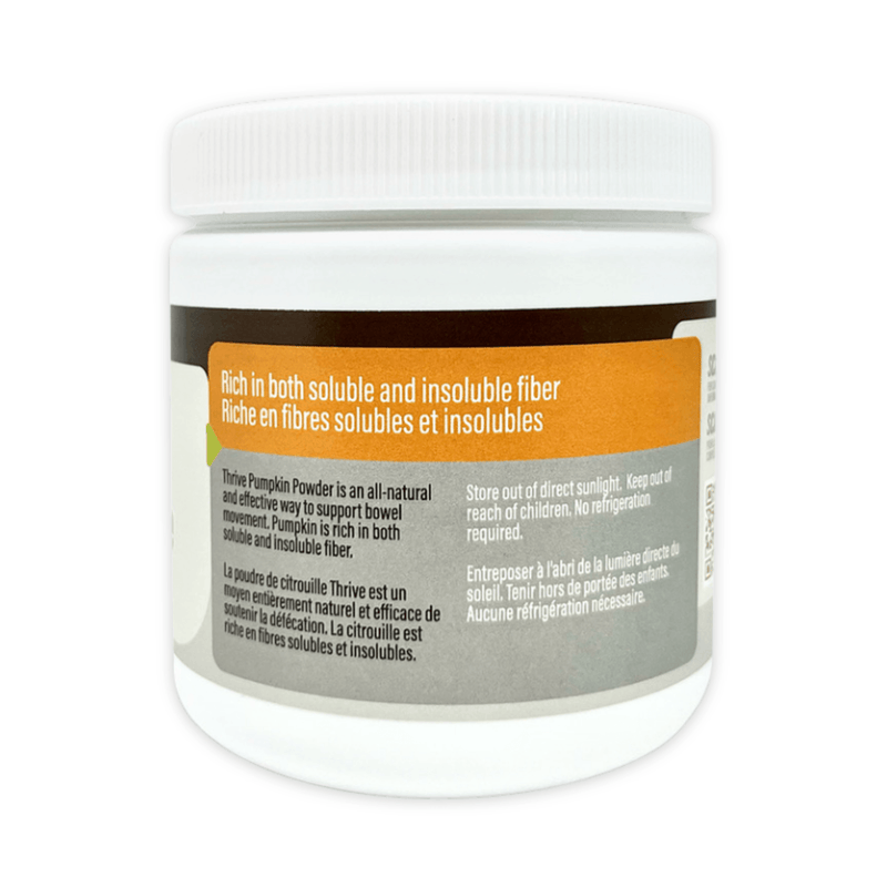 Dog Supplement - Pumpkin Powder - 225 g - J & J Pet Club - Thrive