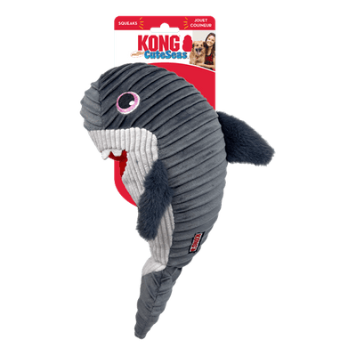 Dog Toy - CuteSeas Rufflez Shark - J & J Pet Club - Kong
