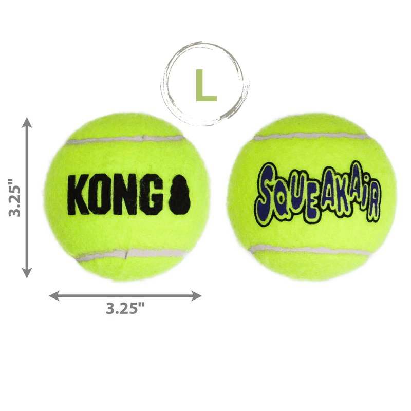 Dog Toy - SqueakAir - Tennies Balls - J & J Pet Club - Kong