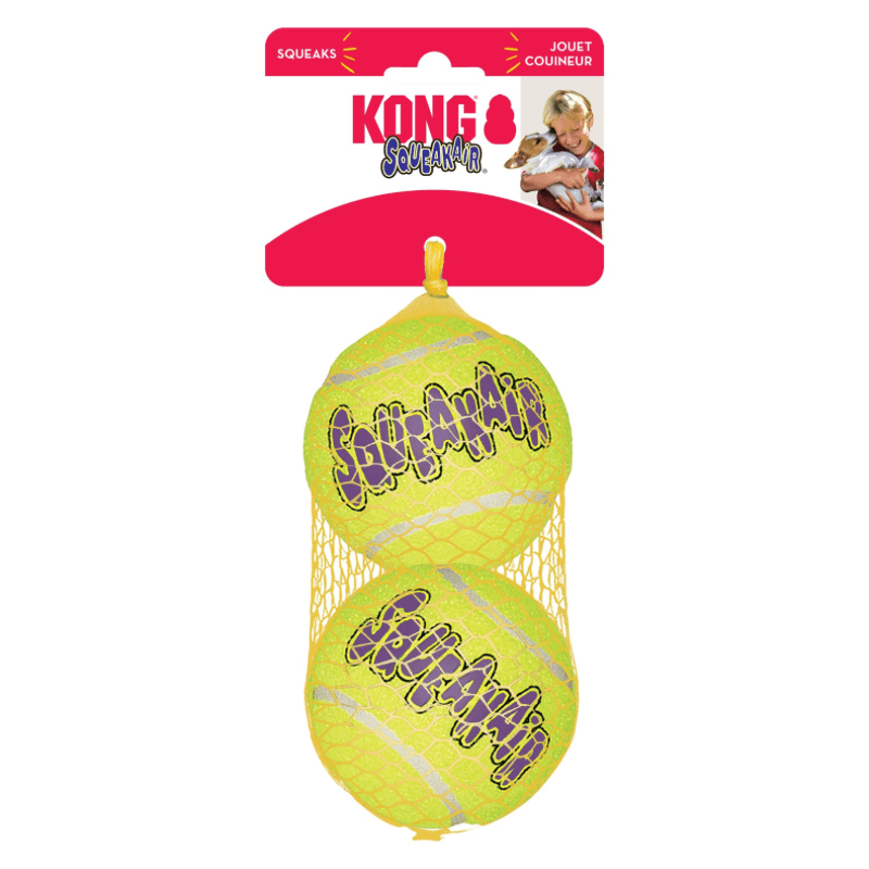 Dog Toy - SqueakAir - Tennies Balls - J & J Pet Club - Kong