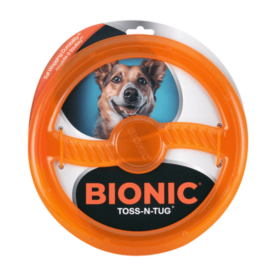Dog Toy, TOSS-N-TUG Ring, 9" - J & J Pet Club - BIONIC