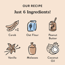 Dog Treat - BISCUITS - BIRTHDAY CAKE - Peanut Butter, Carob & Vanilla Recipe - 5 oz - J & J Pet Club - Bocce's Bakery