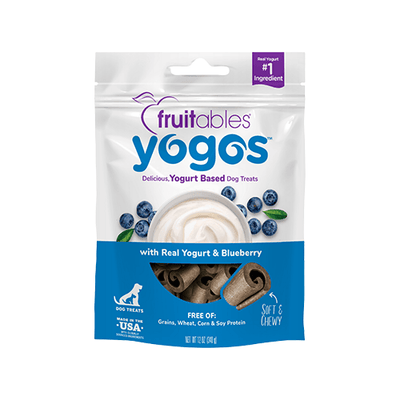 Dog Treat - YOGOS - with Real Yogurt & Blueberry - 12 oz - J & J Pet Club