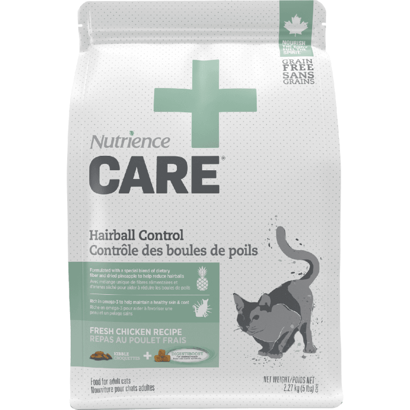 Dry Cat Food - CARE - Hairball Control - J & J Pet Club - Nutrience