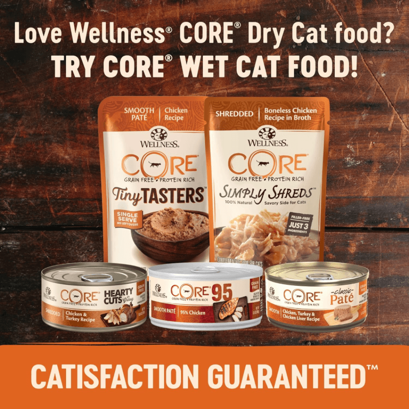 Dry Cat Food - CORE - Grain Free Salmon & Herring - INDOOR Adult - 11 lb - J & J Pet Club - Wellness