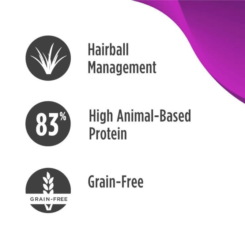 Dry Cat Food - FREESTYLE - Grain Free Hairball Management Turkey & Cod Recipe - J & J Pet Club - Nulo