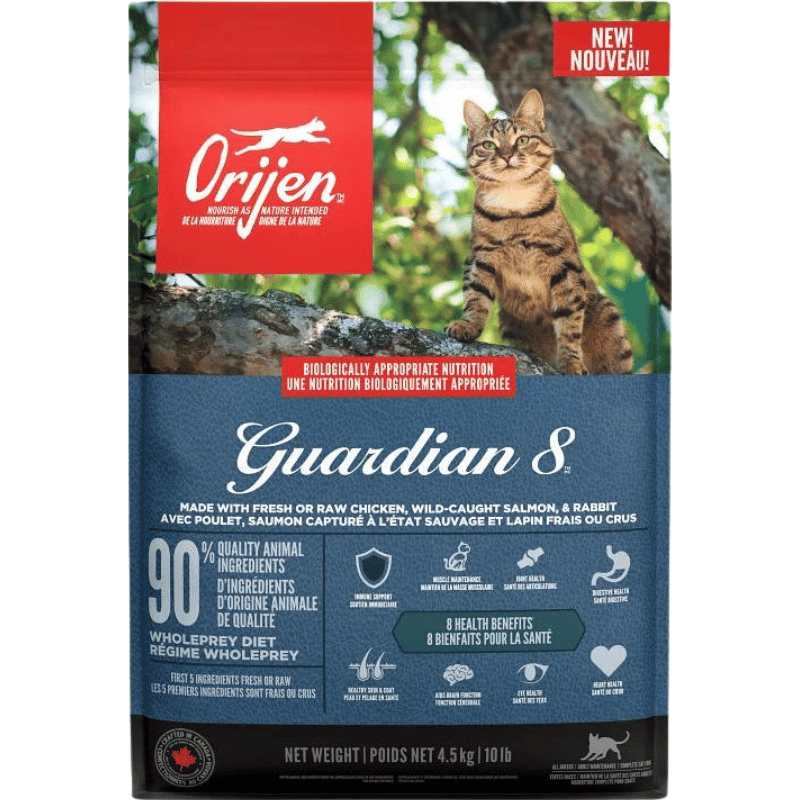 Dry Cat Food - Guardian 8 - J & J Pet Club - Orijen