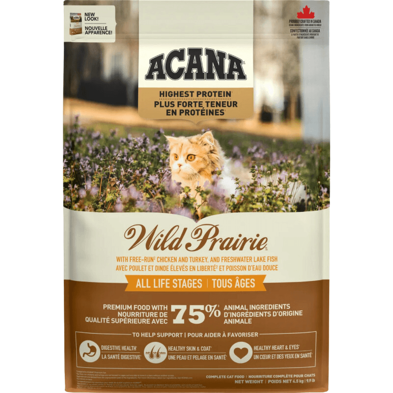 Dry Cat Food - HIGHEST PROTEIN - Wild Prairie - J & J Pet Club - Acana