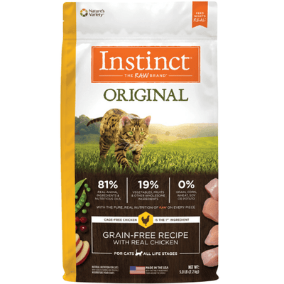 Dry Cat Food - ORIGINAL - Raw Coated - Real Chicken Recipe - J & J Pet Club - Instinct