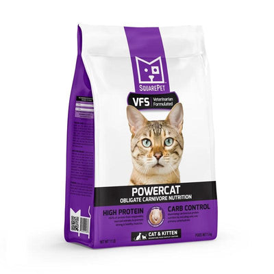 Dry Cat Food - PowerCat - High Protein Turkey & Chicken - J & J Pet Club - Square Pet