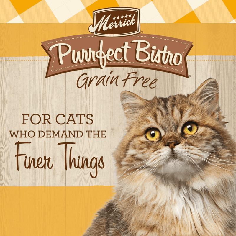 Dry Cat Food - PURRFECT BISTRO - Grain Free Real Chicken + Sweet Potato Recipe - J & J Pet Club - Merrick