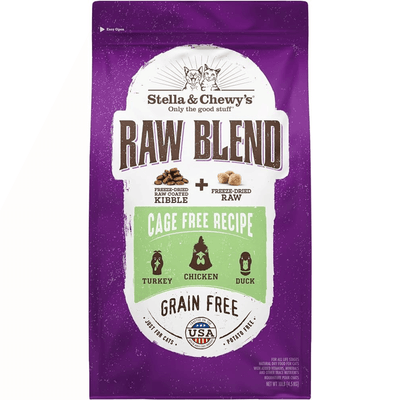 *(Please Use By 2026-08-05)* Dry Cat Food - Raw Blend - Cage Free Poultry Recipe - 10 Lb