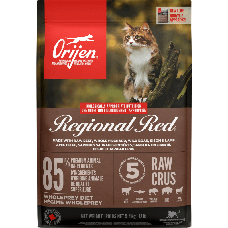Dry Cat Food - Regional Red - J & J Pet Club - Orijen