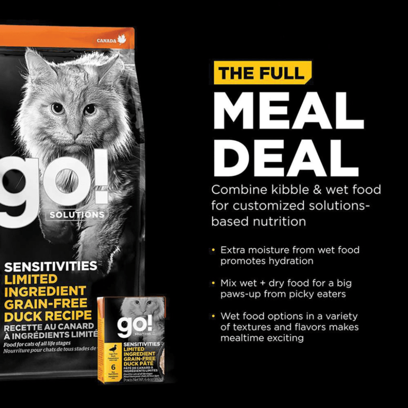 Dry Cat Food SENSITIVITIES Limited Ingredient, Grain-Free Duck