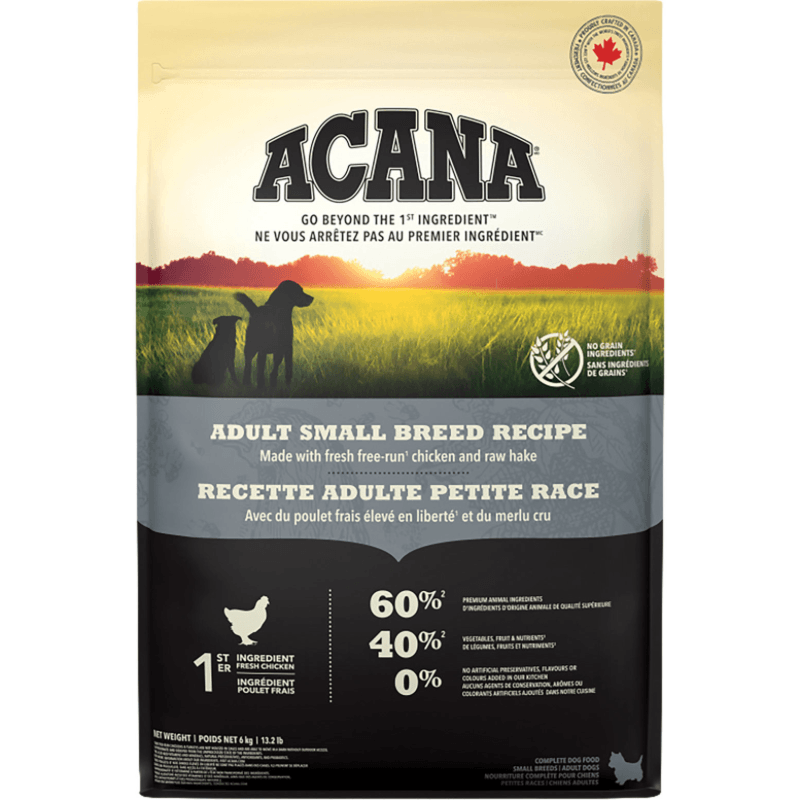 Dry Dog Food - Adult Small Breed Recipe - J & J Pet Club - Acana