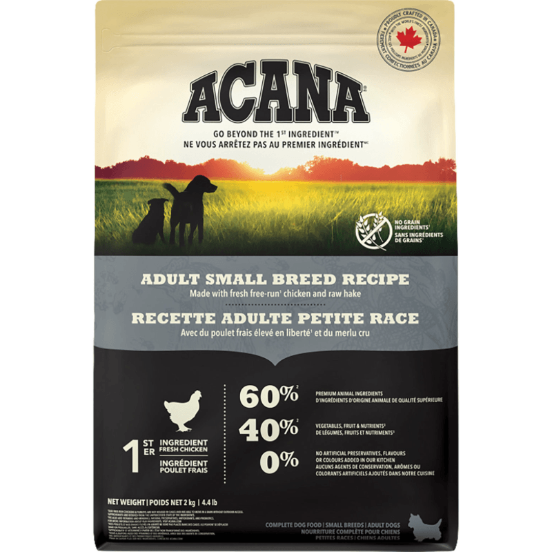 Dry Dog Food - Adult Small Breed Recipe - J & J Pet Club - Acana