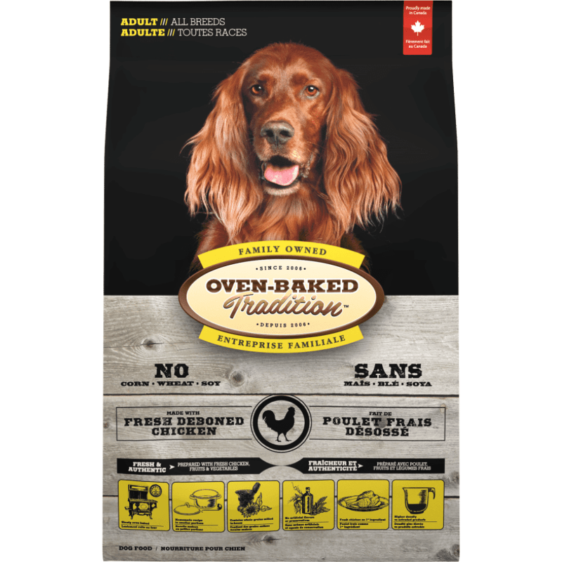 Dry Dog Food - Chicken - Adult - J & J Pet Club - Oven-Baked Tradition