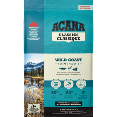 Dry Dog Food - CLASSICS - Wild Coast Recipe - J & J Pet Club - Acana