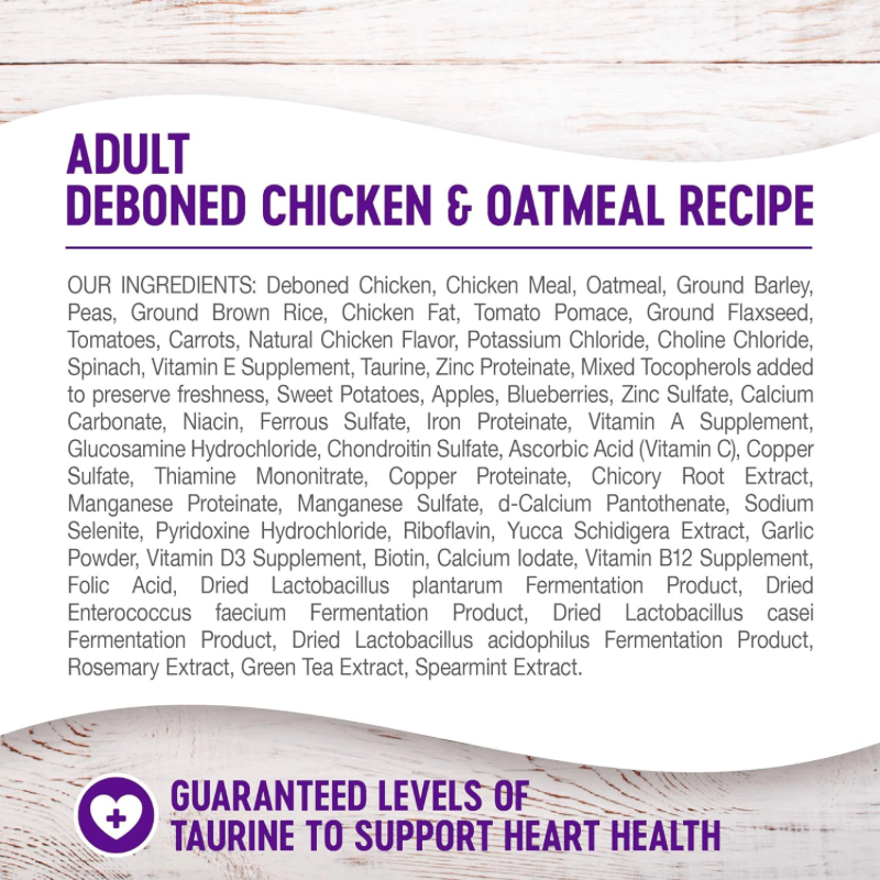 Dry Dog Food - COMPLETE HEALTH - ADULT Chicken & Oatmeal - J & J Pet Club - Wellness