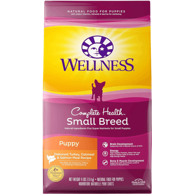 Dry Dog Food - COMPLETE HEALTH - Puppy SMALL BREED Turkey, Oatmeal & Salmon - J & J Pet Club - Wellness