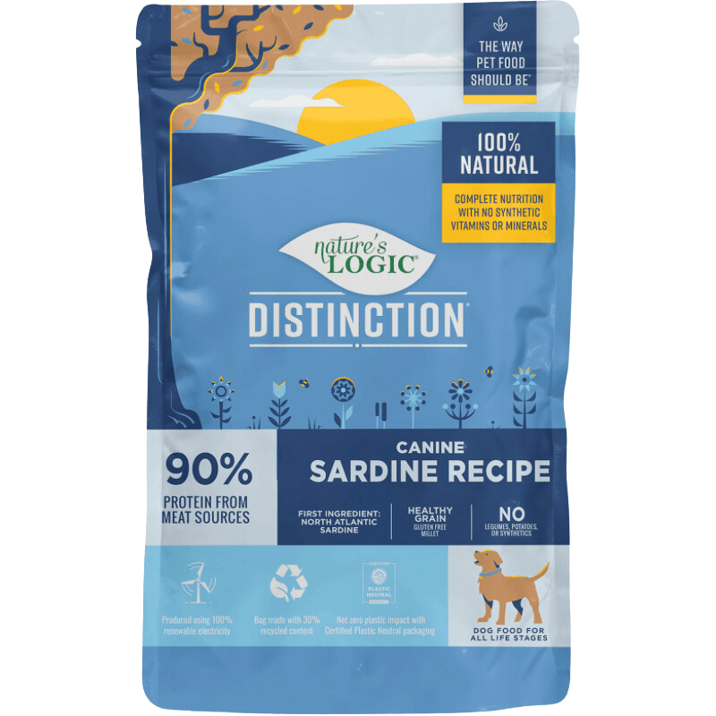 Dry Dog Food - DISTINCTION - Sardine Recipe - J & J Pet Club - Nature's Logic