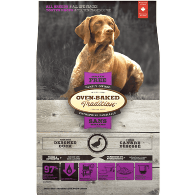 Dry Dog Food - Grain Free Duck - All Life Stages - J & J Pet Club - Oven-Baked Tradition