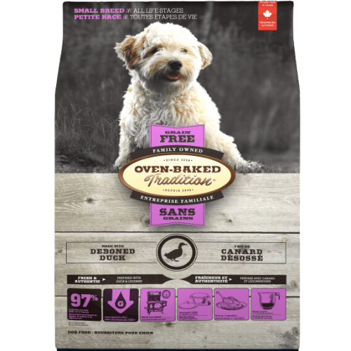 Dry Dog Food - Grain Free Duck - All Life Stages Small Breed - J & J Pet Club - Oven-Baked Tradition