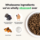 Dry Dog Food - Grain Free SMALL BREED - Chicken & Turkey Recipe - J & J Pet Club - Open Farm