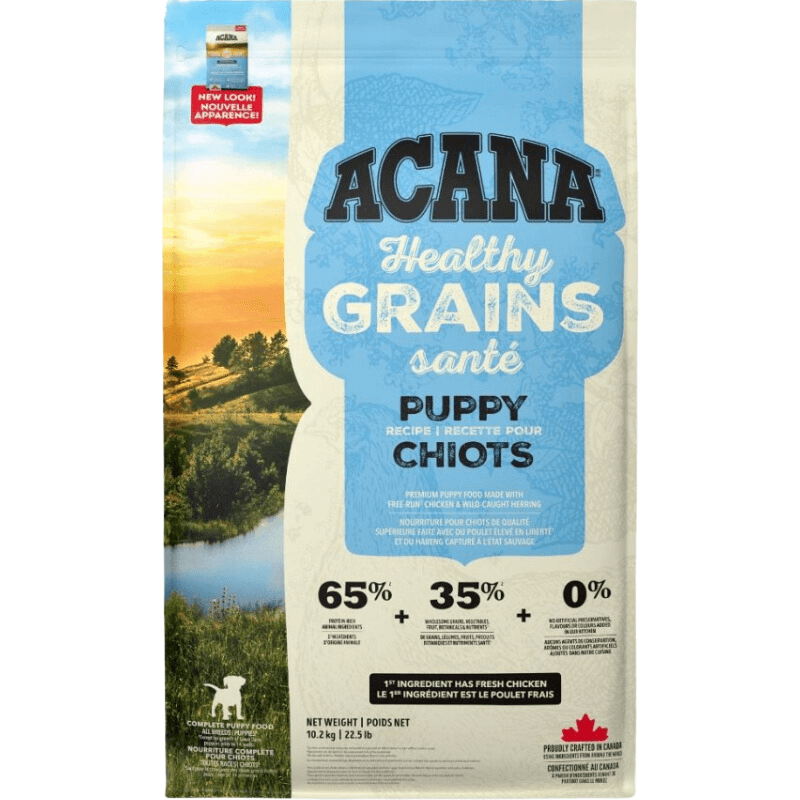 Dry Dog Food - HEALTHY GRAINS - Puppy Recipe - J & J Pet Club - Acana