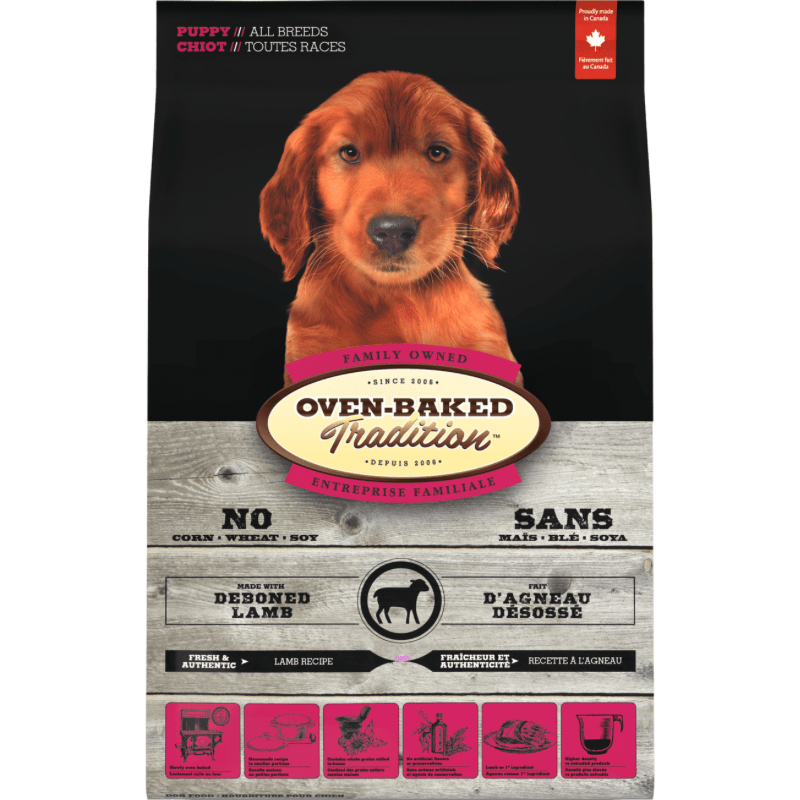 Dry Dog Food - Lamb - Puppy - J & J Pet Club - Oven-Baked Tradition
