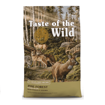 Dry Dog Food - Pine Forest - Venison & Legumes - J & J Pet Club - Taste of the Wild