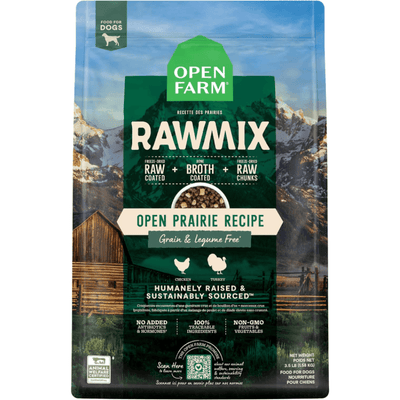 Dry Dog Food - RAWMIX - Open Prairie Recipe (Grain & Legume Free) - J & J Pet Club - Open Farm