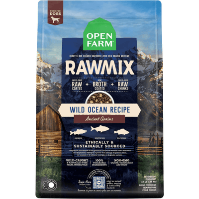 Dry Dog Food - RAWMIX - Wild Ocean Recipe with Ancient Grains - J & J Pet Club - Open Farm