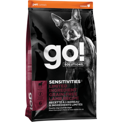 Dry Dog Food - SENSITIVITIES - Limited Ingredient, Grain-Free Lamb Recipe - J & J Pet Club - GO!