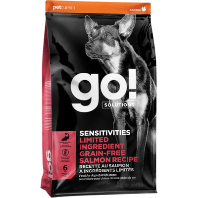 Dry Dog Food - SENSITIVITIES - Limited Ingredient, Grain-Free Salmon Recipe - J & J Pet Club - GO!