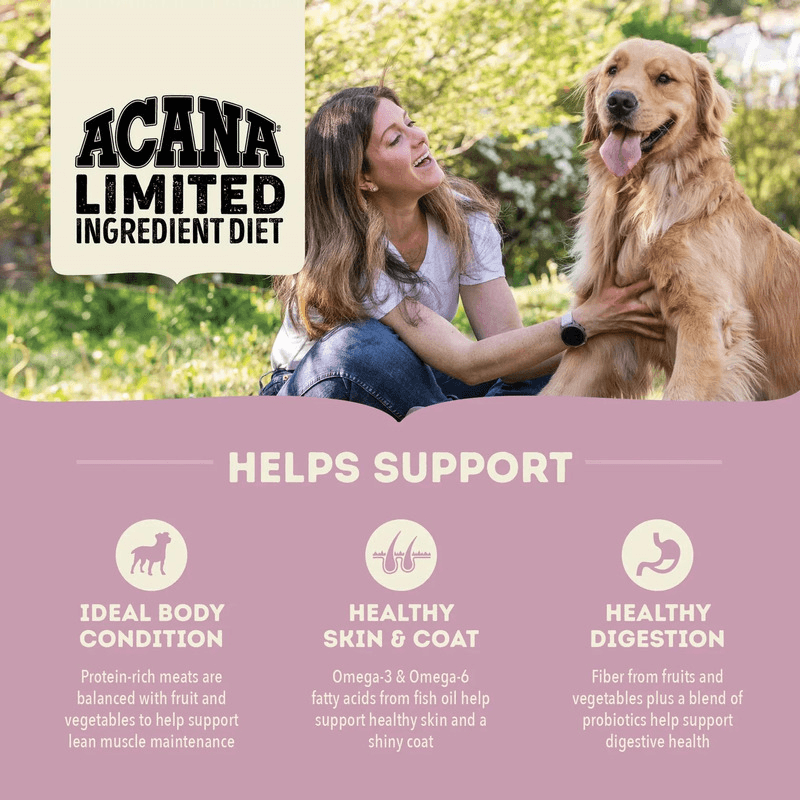 Acana Lamb Apple Single Protein Dog Food Grain Free J J PET CLUB J J Pet Club