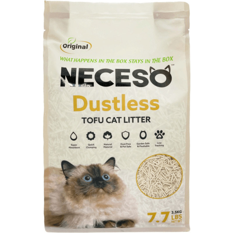 Dustless - Tofu Cat Litter - 3.5 kg/8.75 L - J & J Pet Club - Neceso