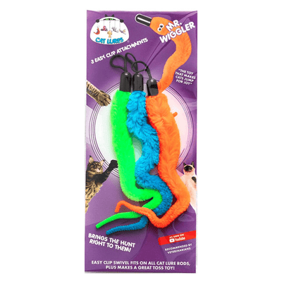 Easy Clip Attachment - CAT LURES - MR. WIGGLER - J & J Pet Club - GO CAT