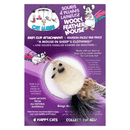 Easy Clip Attachment - CAT LURES - WOOLLY FEATHER MOUSE - J & J Pet Club - GO CAT