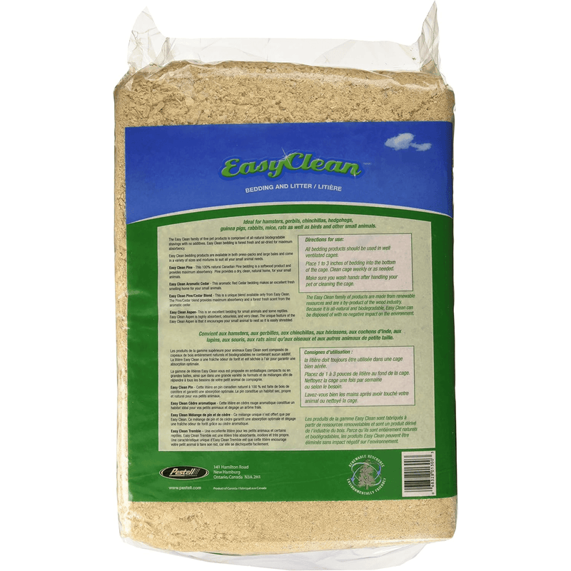 EasyClean Pine - Small Animal Bedding and Litter - 40 L - J & J Pet Club - Pestell