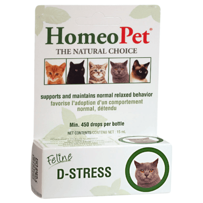 Feline D-Stress, 15 ml - J & J Pet Club - Homeopet