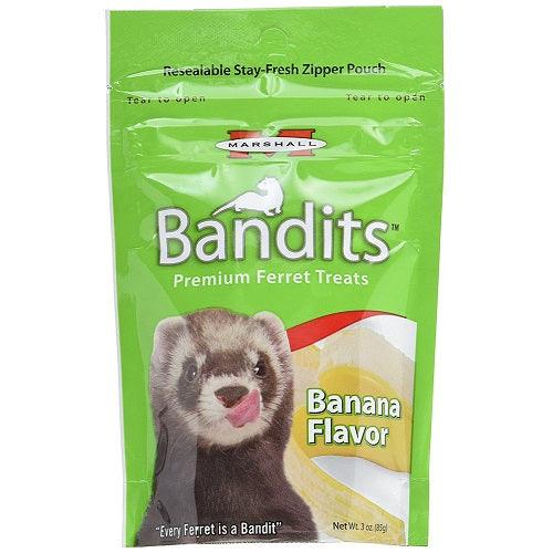 Ferret Treat - Bandits - Banana - 3 oz - J & J Pet Club