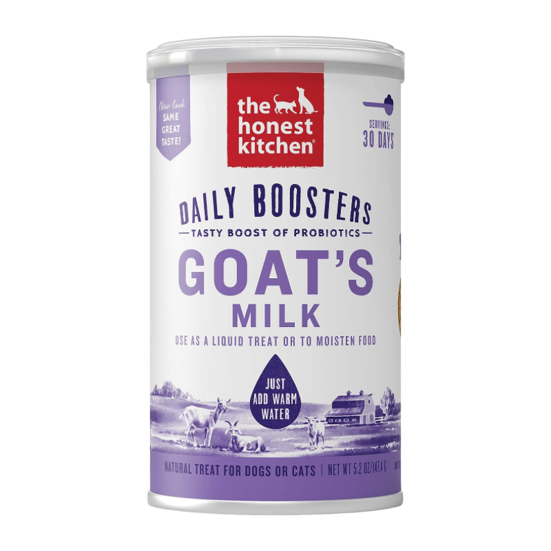 Food Booster For Dogs & Cats - Instant Goat's Milk with Probiotics - 5.2 oz - J & J Pet Club - The Honest Kitchen